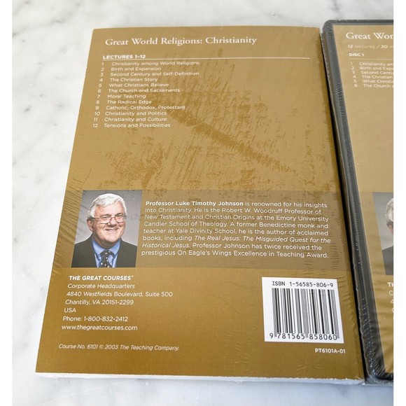 Great Courses Great World Religions-Christianity DVDs-Guidebook-Transcript Book - Picture 5 of 7